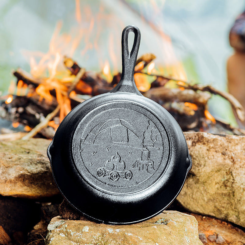 Wanderlust 8 Inch Cast Iron Tent Skillet - Image 9