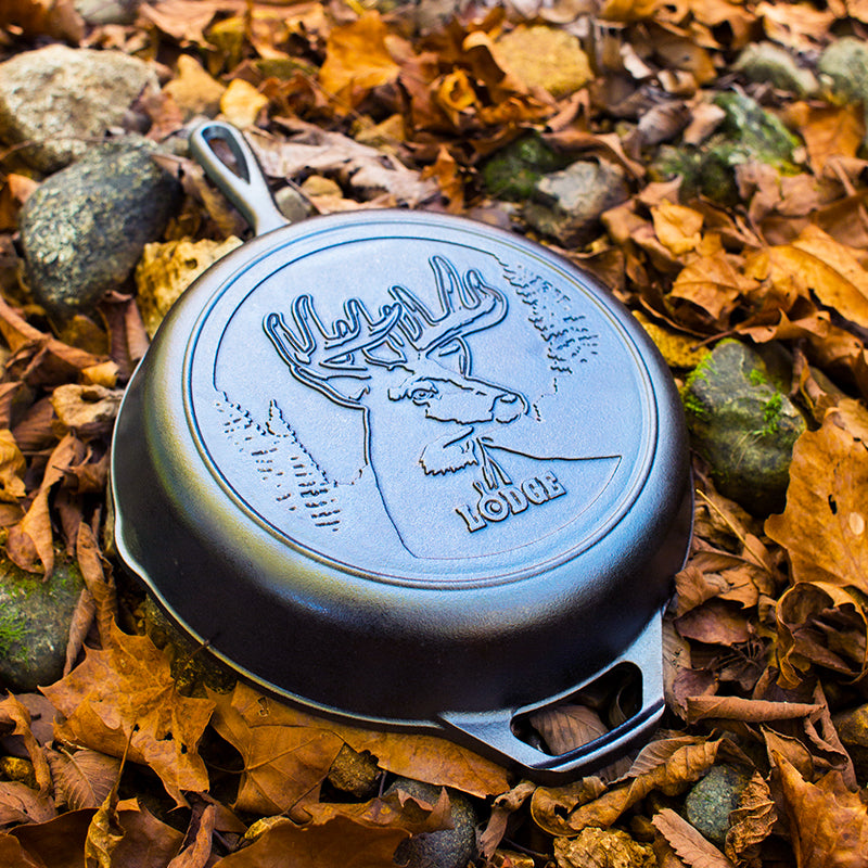 Wildlife Series? 10.25 Inch Cast Iron Deer Skillet - Image 3